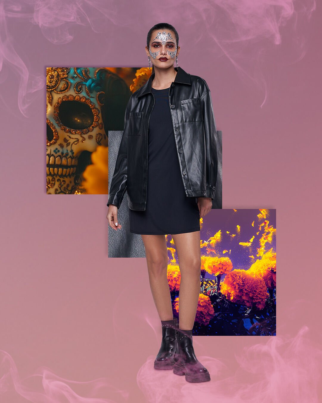 Ideas-disfraces-halloween-disfraz-calavera-mujer​