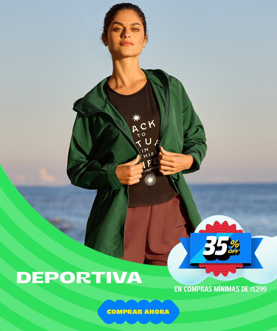 Ropa deportiva con 35%OFF por Hot Sale