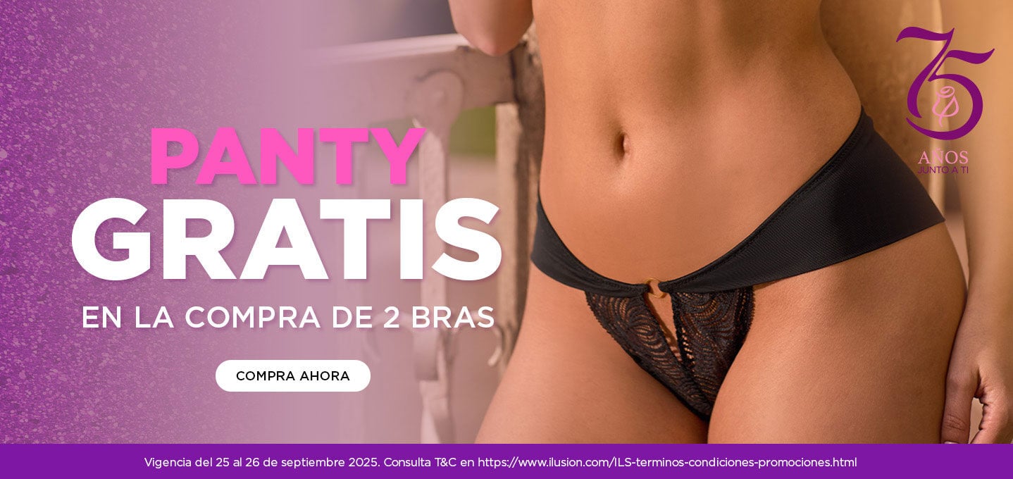 PANTY GRATIS EN LA COMRPA DE 2 BRAS