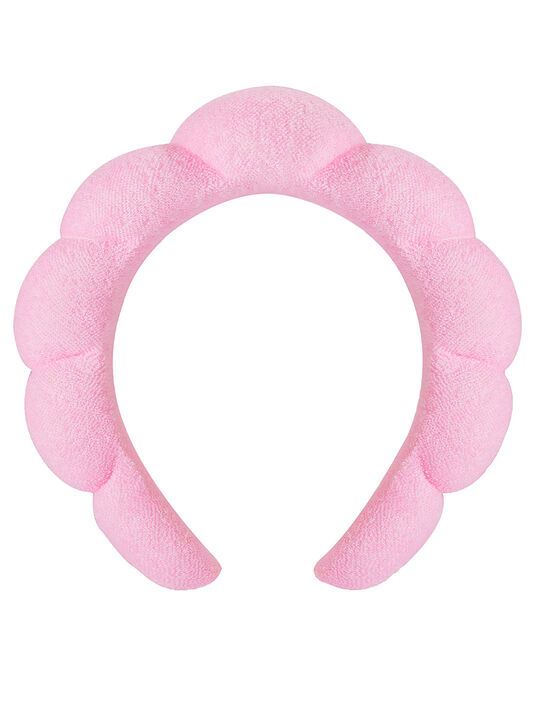 Set de diadema skincare 26055, ROSA/BLANCO, hi-res