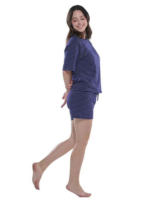Set pijama 77223, BLANCO/AZUL III, hi-res