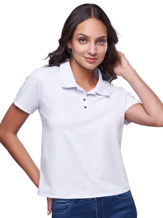 Playera polo 81342, BLANCO, hi-res