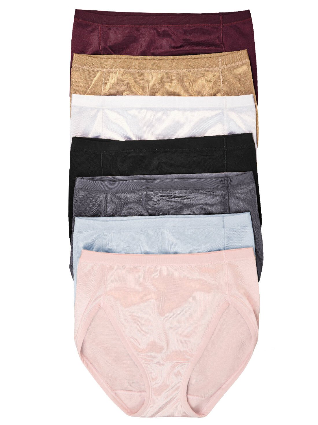 Paquete de 7 panties cobertura completa 79041