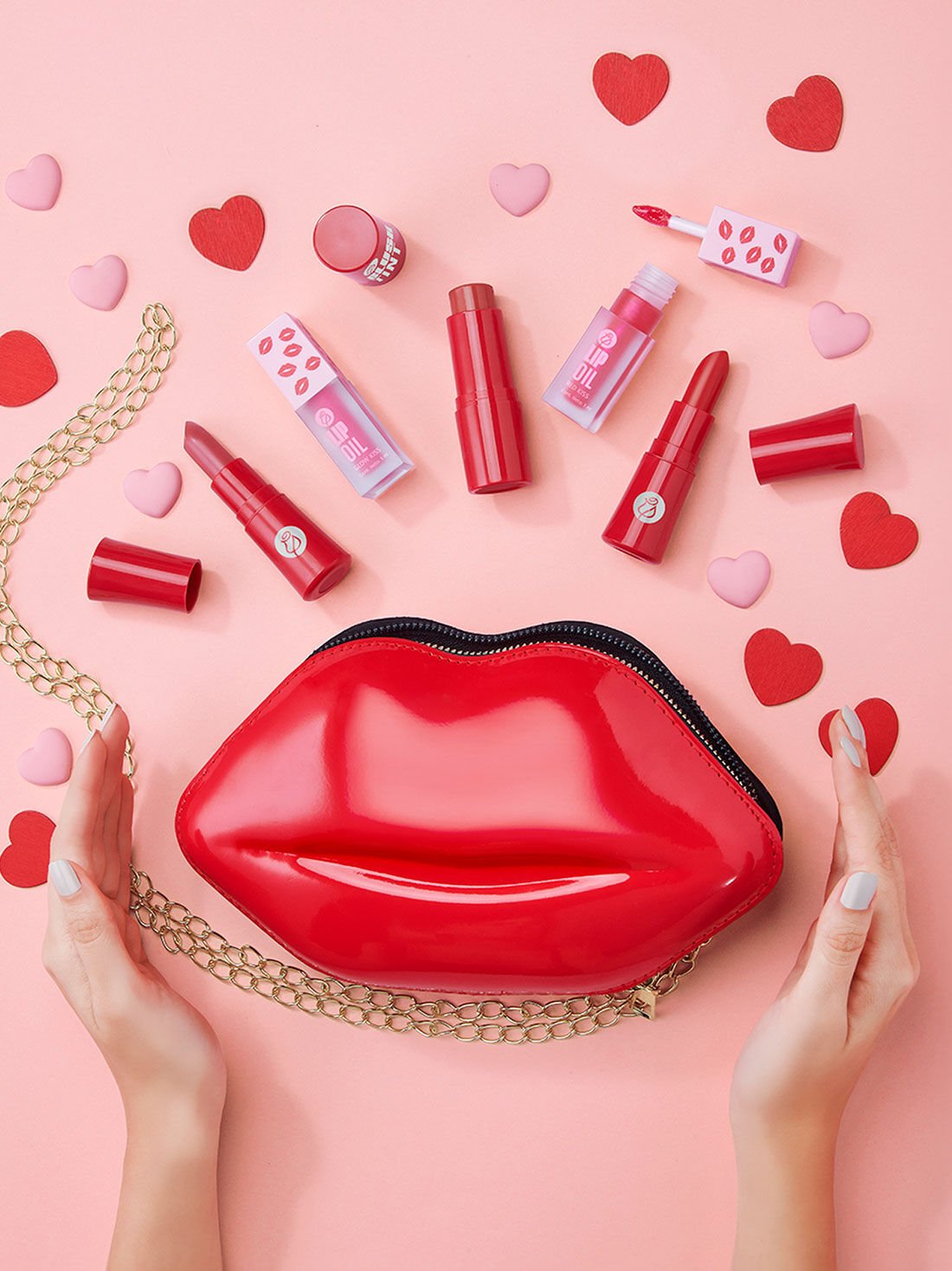 Bolsa de beso rojo 26065