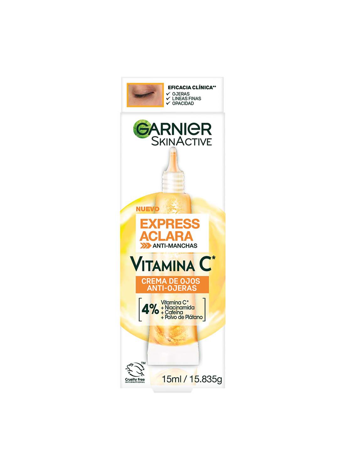 Garnier crema contorno de ojos EA vit C 27059
