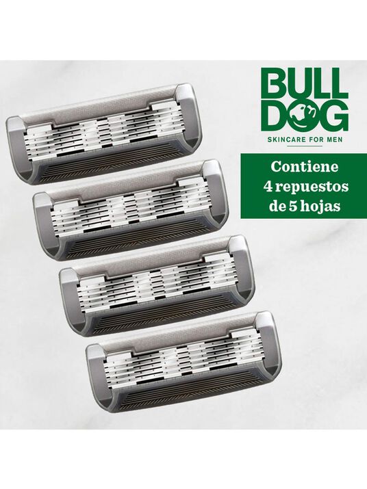 Bulldog cuchillas de acero para afeitar X4 25048, &Uacute;NICO, hi-res