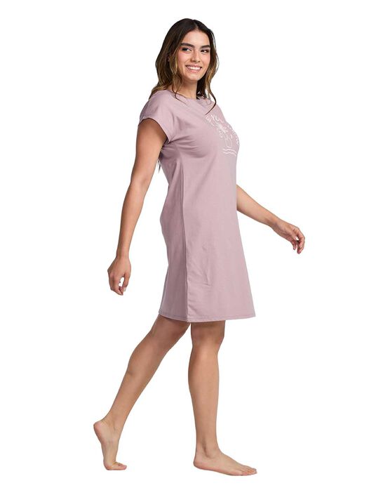 Camis&oacute;n de algod&oacute;n 77222, LILA OBSCURO, hi-res