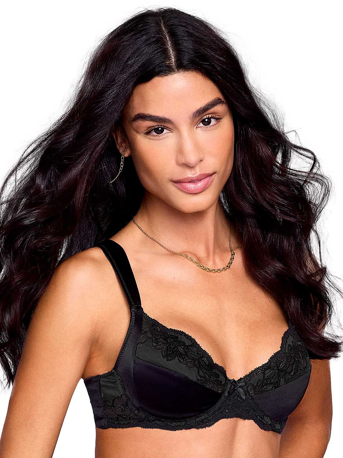 Bra demi 70096, NEGRO Bra demi 70096