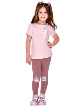 Leggings con parches 8224
