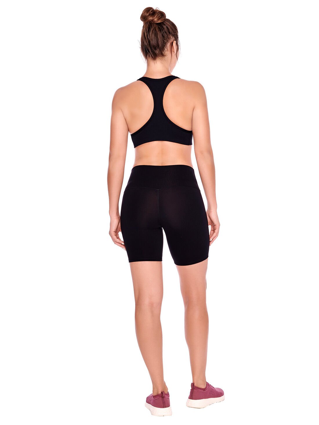 Short con pretina alta 1798, NEGRO Short con pretina alta 1798