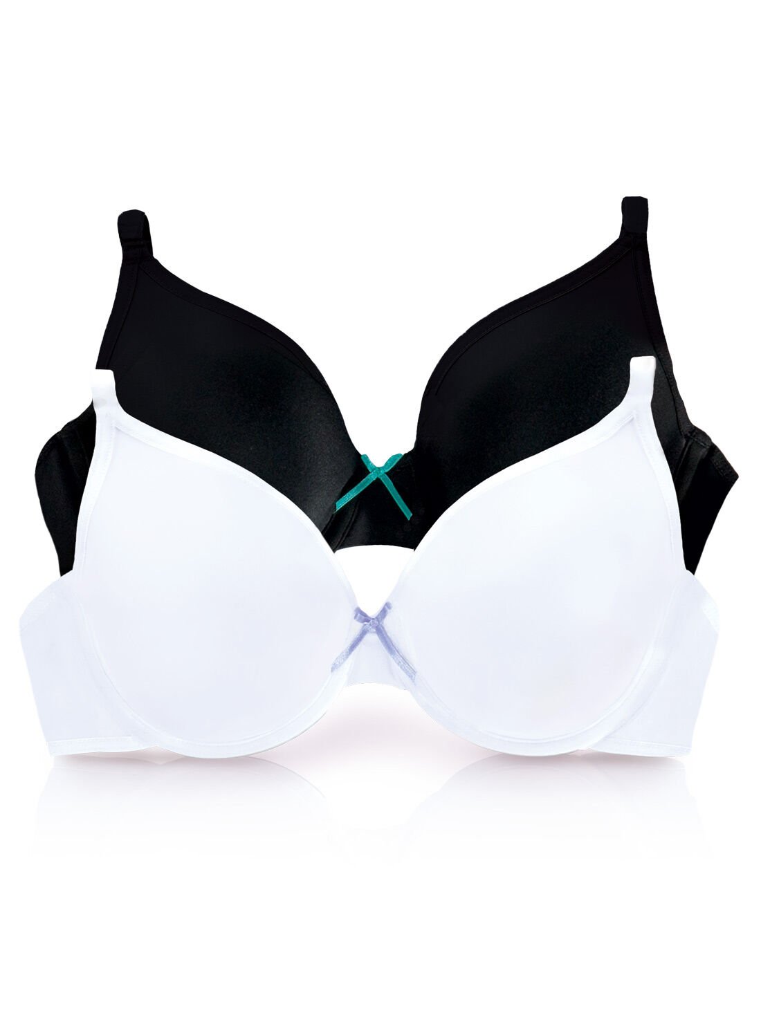 Paquete de 2 bras 24305, BLANCO/NEGRO Paquete de 2 bras 24305