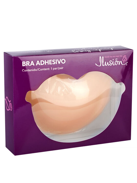 Bra adherible de silic&oacute;n ligero 70129, NUDE, hi-res