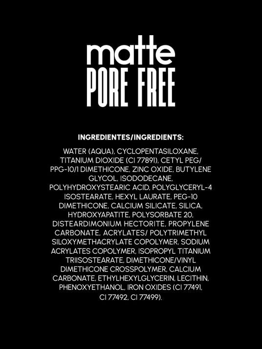 Renova maquillaje liquido matte pore free 22028