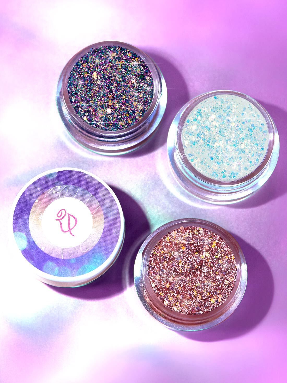 Destellos con glitter facial 21011