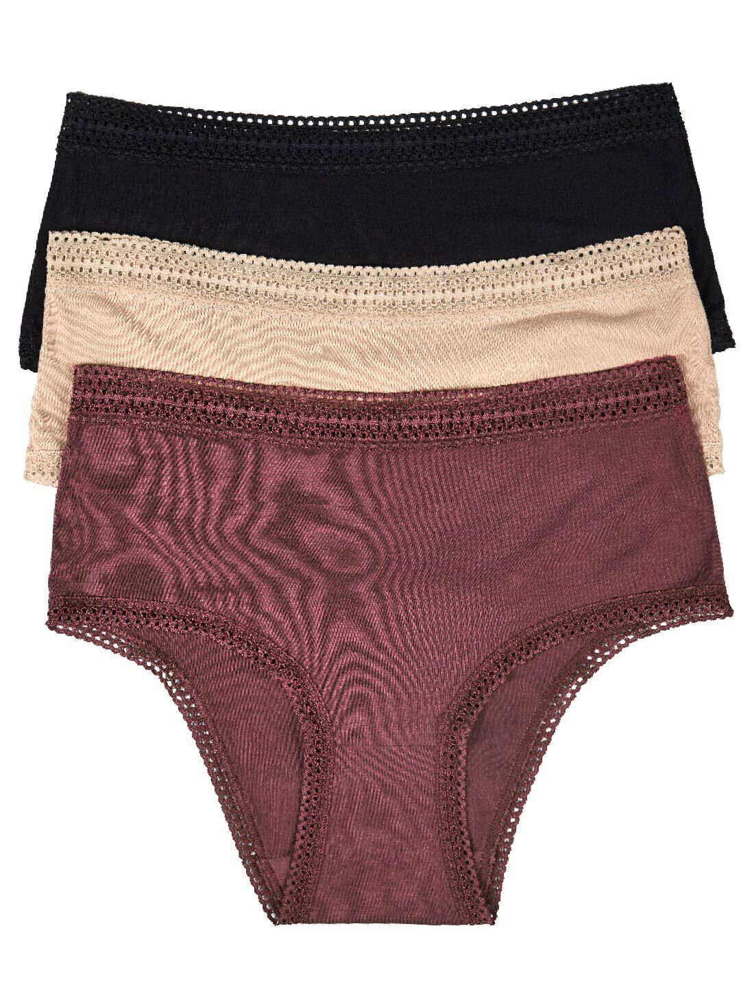 Paquete de 3 panties de corte francés 79059