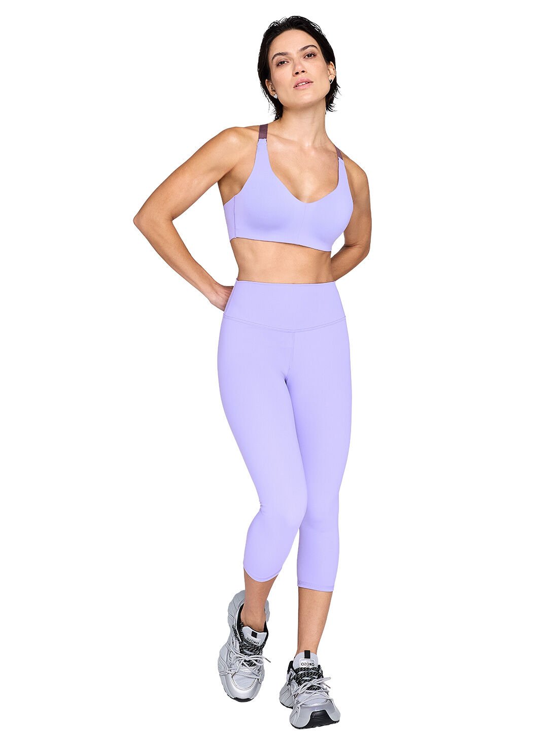 Leggings capri con pretina alta 1794