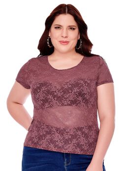 Blusa de encaje 43401