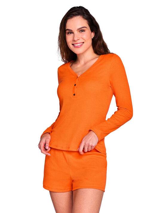 Pijama 77174, MANDARINA SUAVE, hi-res