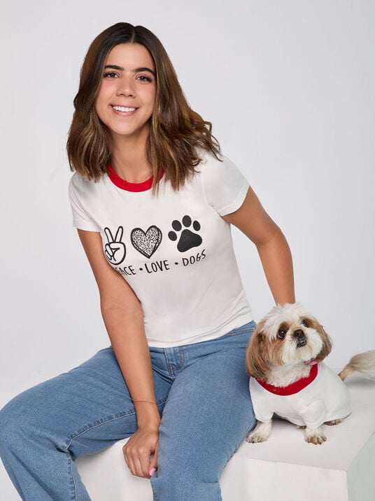 Playera para perro 81350, HUESO, hi-res