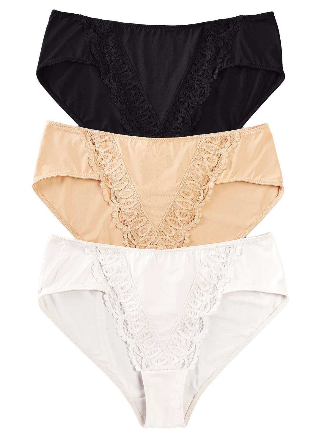 Paquete de 3 panties corte franc&eacute;s 79067