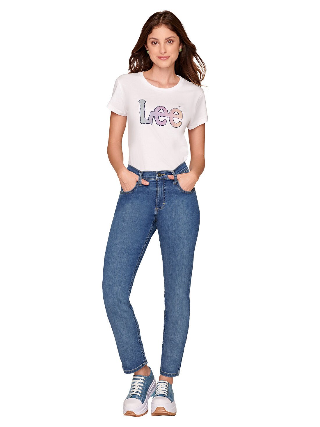 Pantalones lee para dama cheap