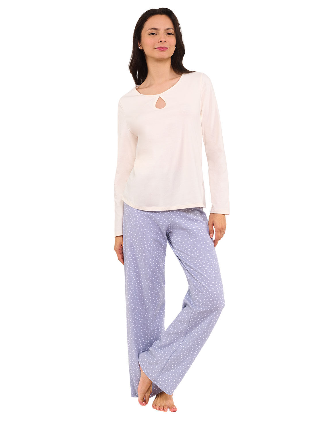 Set pijama larga 77202