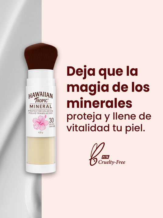 Hawaiian Tropic brocha polvo mineral FPS 30 27051, &Uacute;NICO, hi-res
