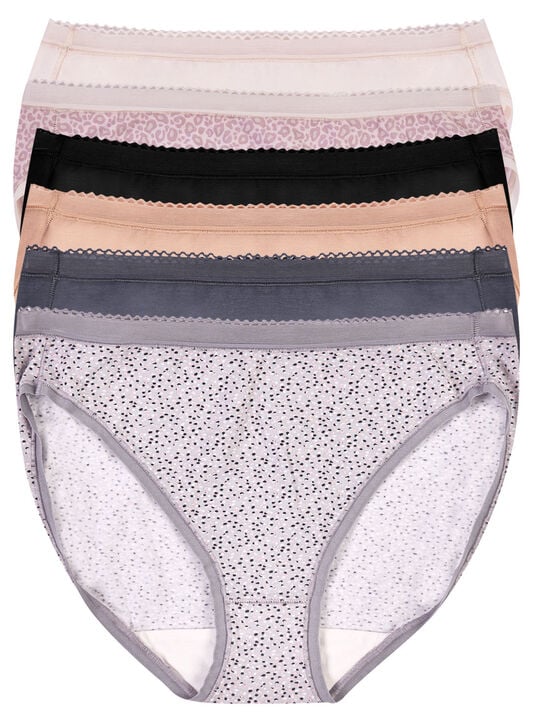 Paquete de 6 panties corte franc&eacute;s 79001