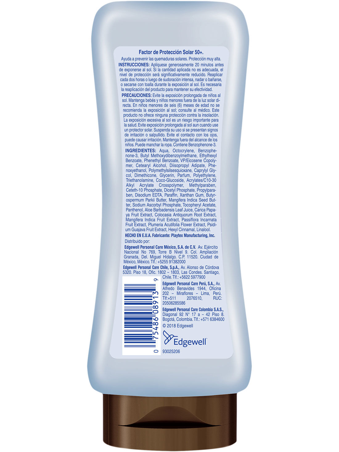 Hawaiian Tropic loci&oacute;n ozono FPS 50+ 27037