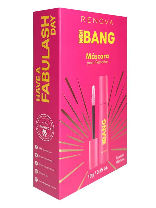 Renova m&aacute;scara de pesta&ntilde;as big bang 21070, NEGRO INTENSO VOLUMEN, hi-res