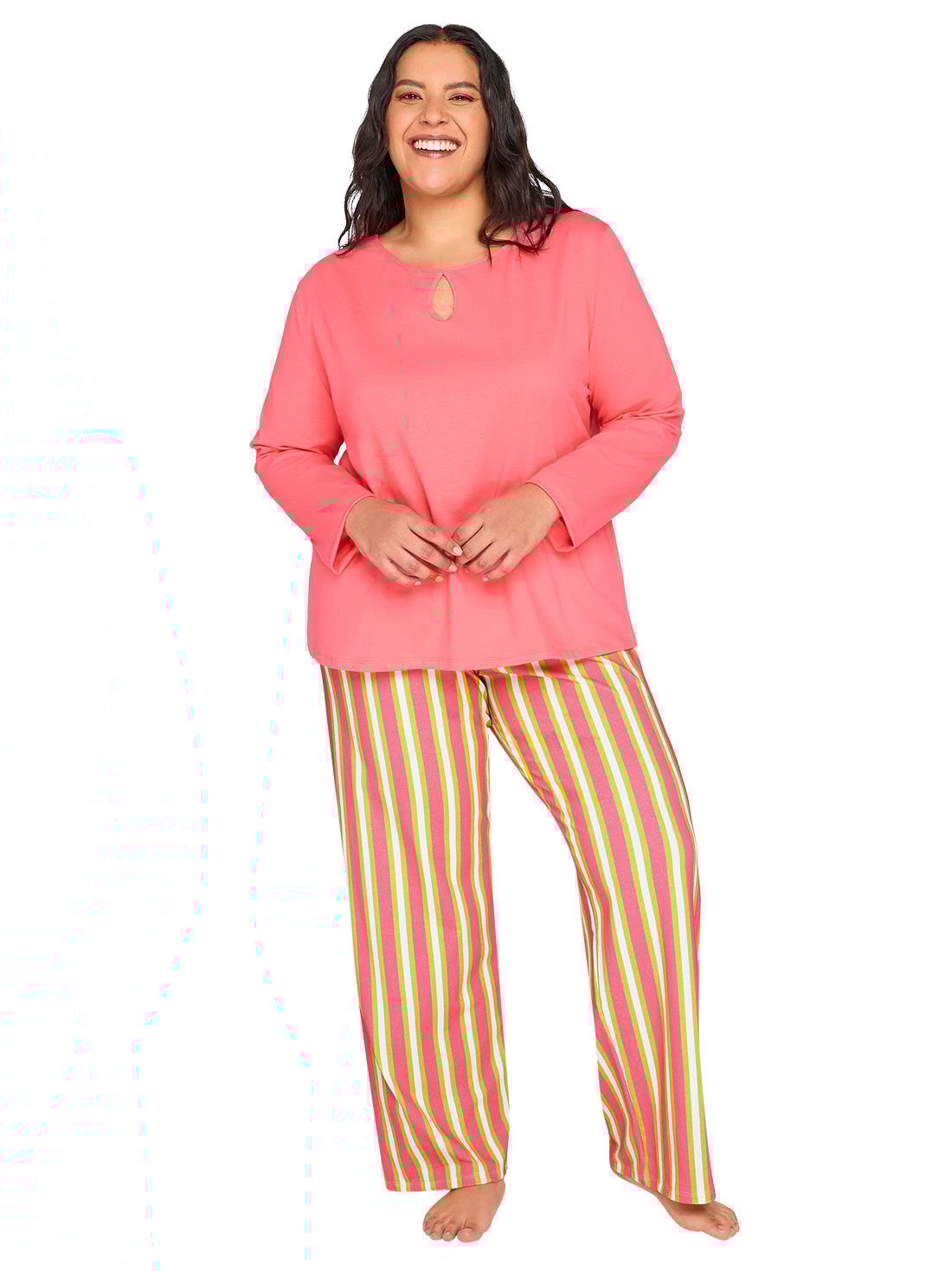 Set pijama larga 77202