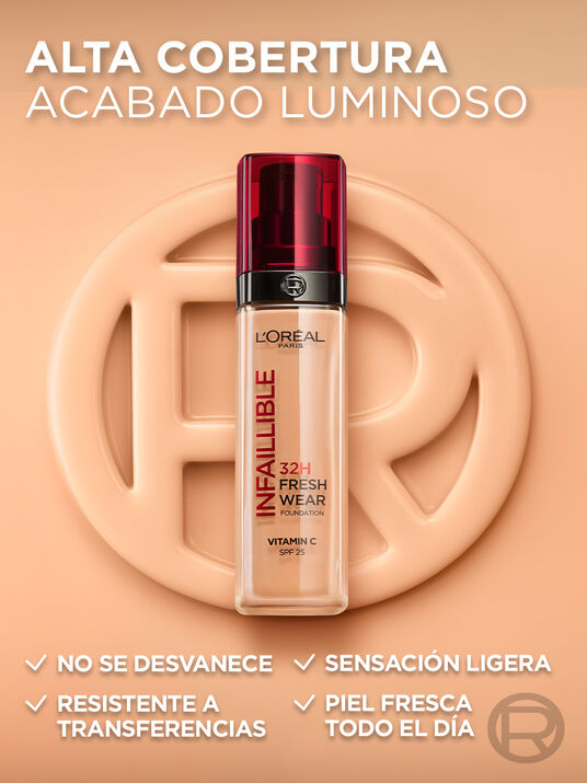 L'Or&eacute;al Paris maquillaje freshwear infallible 22036, 260 SOLEIL DORE, hi-res
