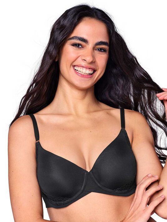 Bra cobertura regular 70186, NEGRO, hi-res