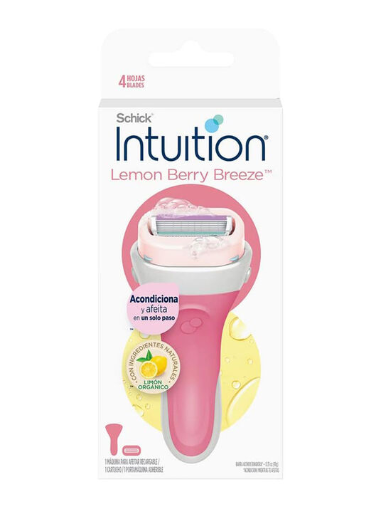 Schick m&aacute;quina de afeitar intuition lemon bb 25046