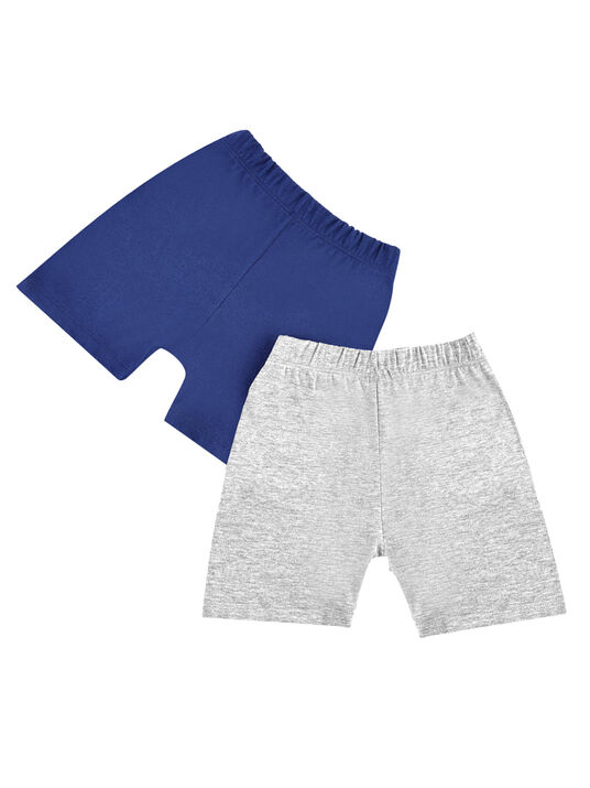 Paquete de 2 shorts 23888, JASPE GRIS/INDIGO, hi-res