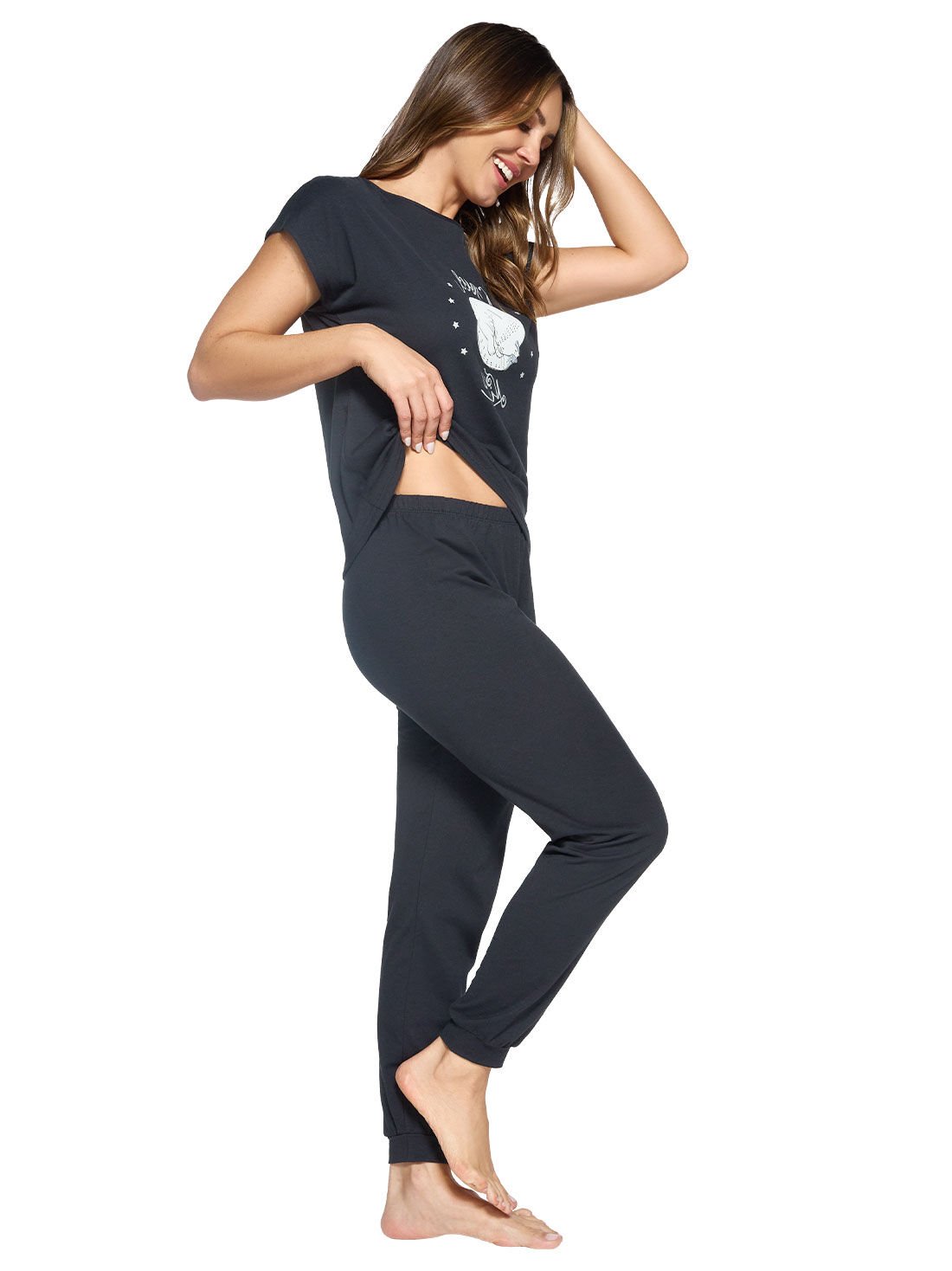 Pijama 77229, NEGRO Pijama 77229