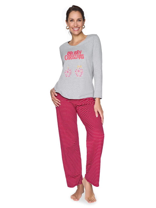 Pijama 77196, BLANCO/RUBI, hi-res