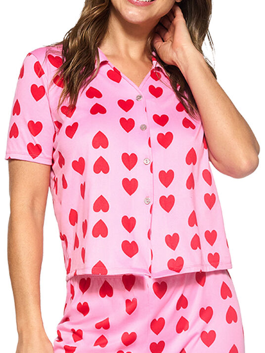 Set pijama larga 77199, CORAZONES XXXV, hi-res