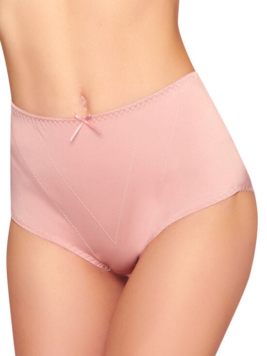 Panty con refuerzo frontal 2155, ROSA SUAVE Panty con refuerzo frontal 2155
