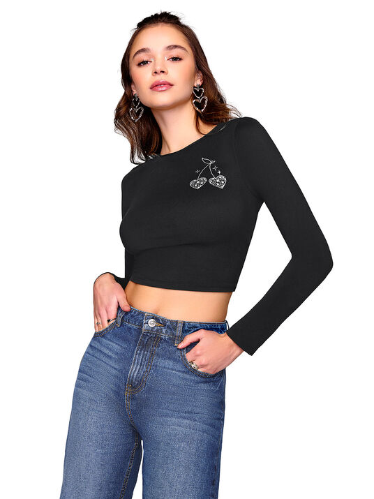 Playera 40052, NEGRO, hi-res