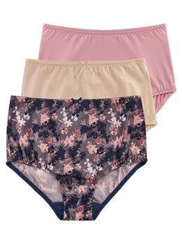 3- Pack panties con refuerzo frontal 32155