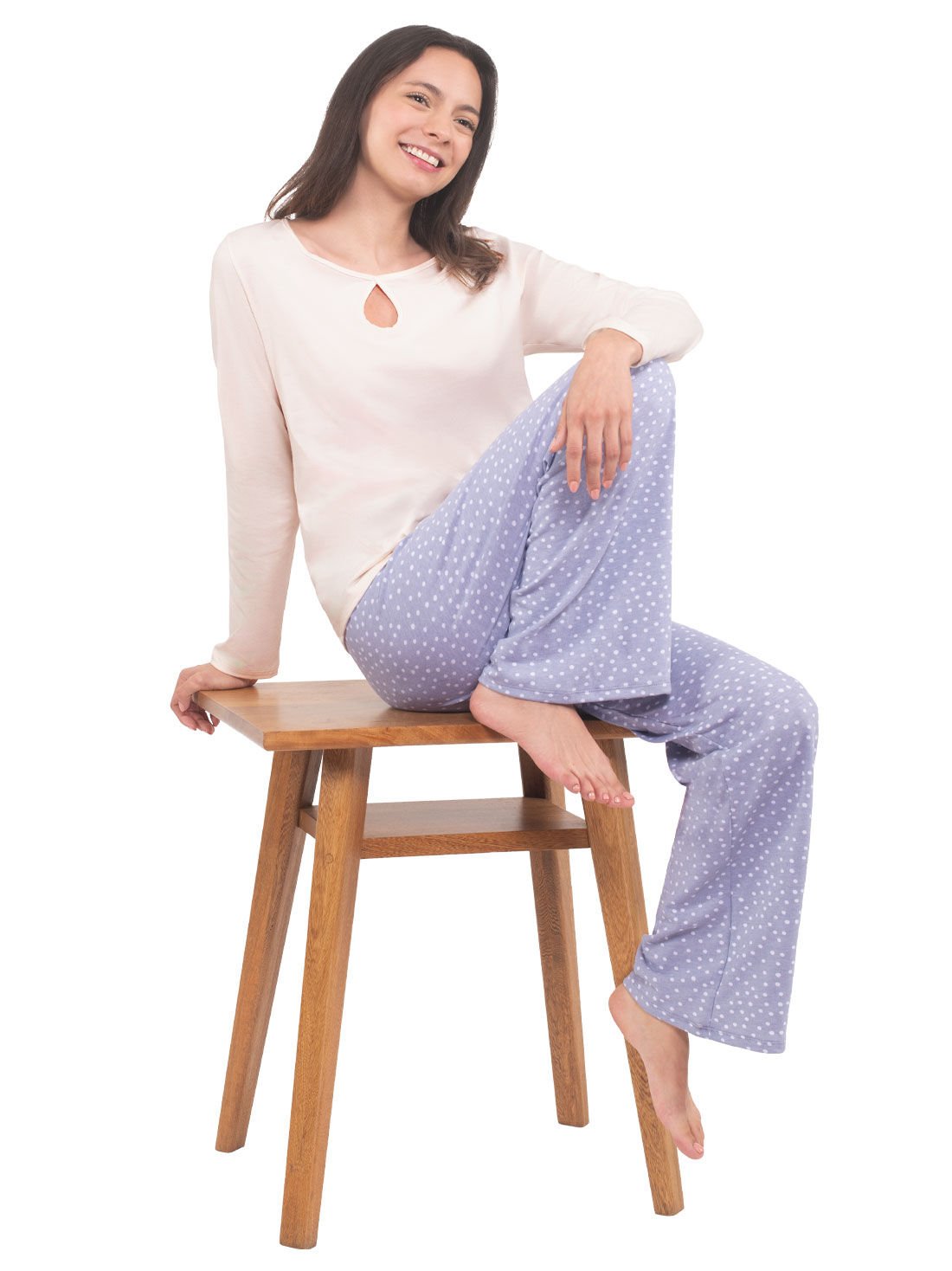 Set pijama larga 77202