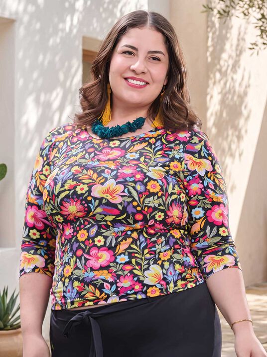 Blusa 4423, FLORES MEXICANAS I, hi-res