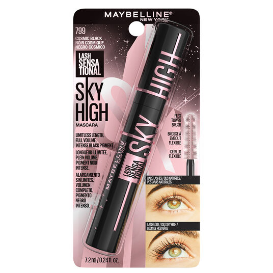 Maybelline m&aacute;scara de pesta&ntilde;as sky high cosmic black 21003, BLACK, hi-res