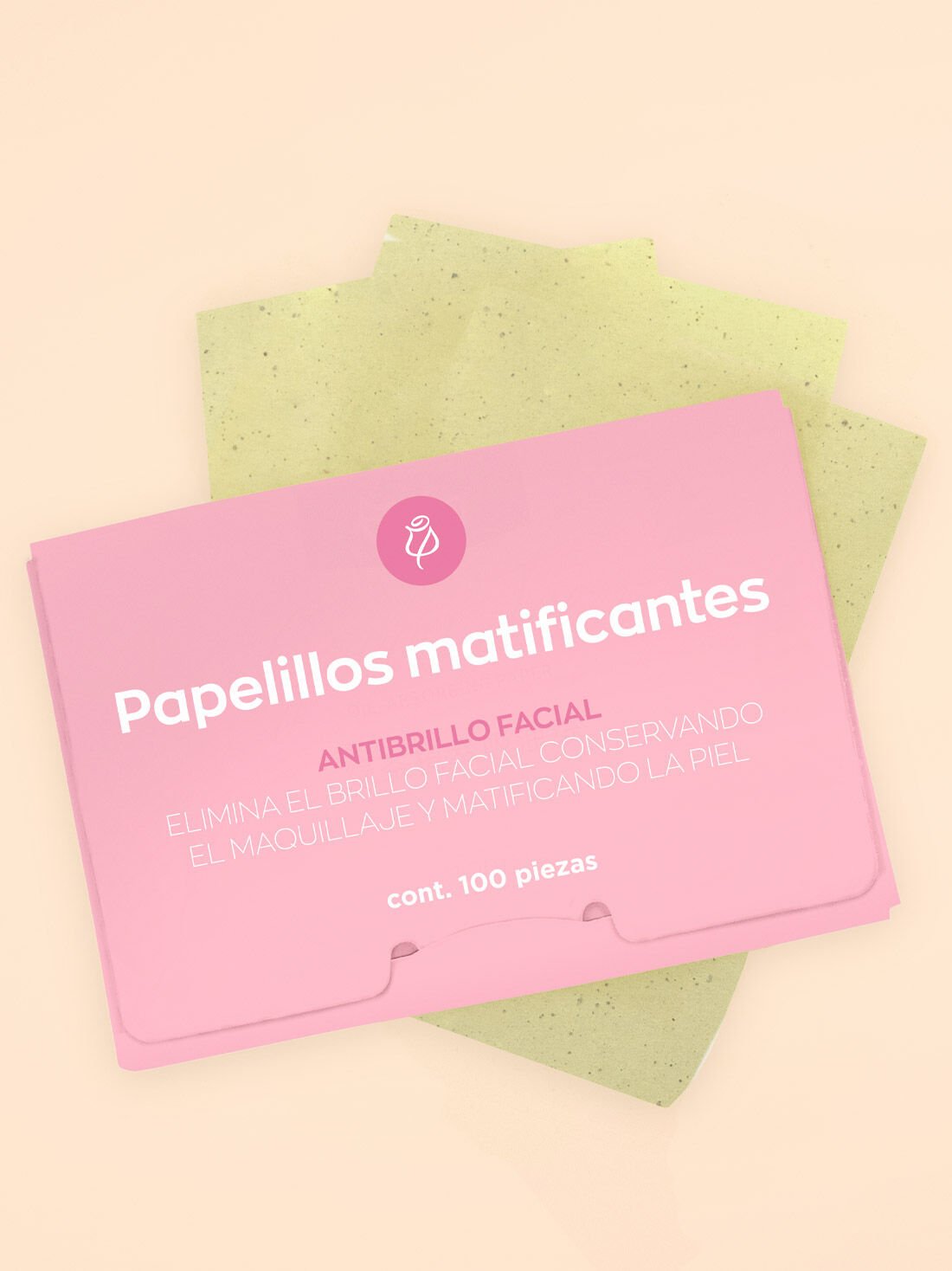 Papelillos matificantes 26049, TE VERDE Papelillos matificantes 26049