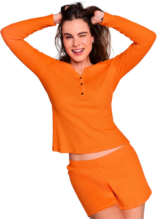 Pijama 77174, MANDARINA SUAVE, hi-res