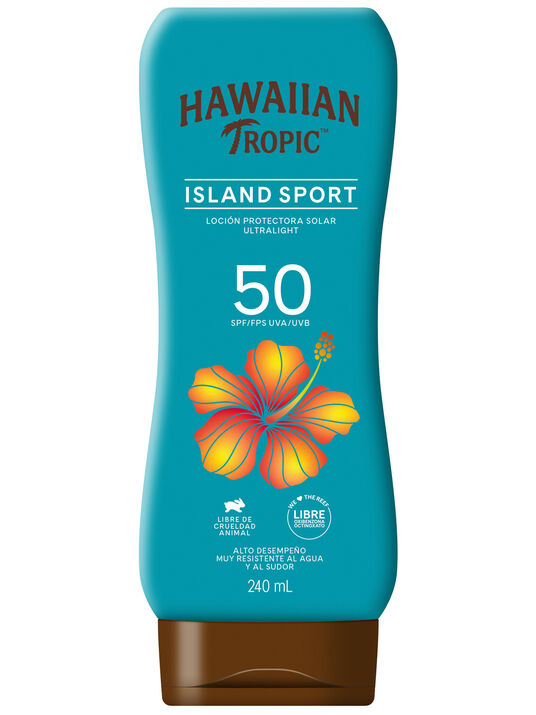 Hawaiian Tropic loci&oacute;n island sport FPS 50+ 27073