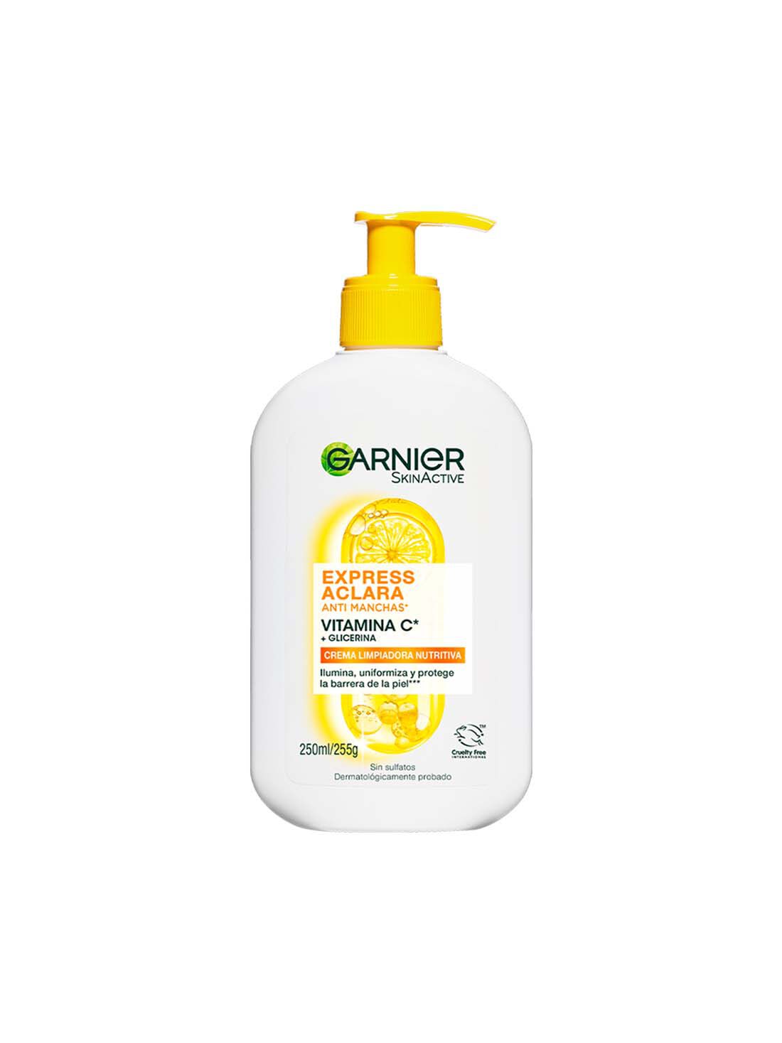 Garnier espuma limpiadora express aclara vit C 25045, ÚNICO Garnier espuma limpiadora express aclara vit C 25045