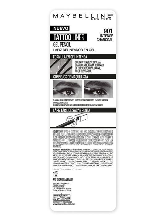 Maybelline delineador para ojos tattoo liner 35268, DEEP ONYX, hi-res