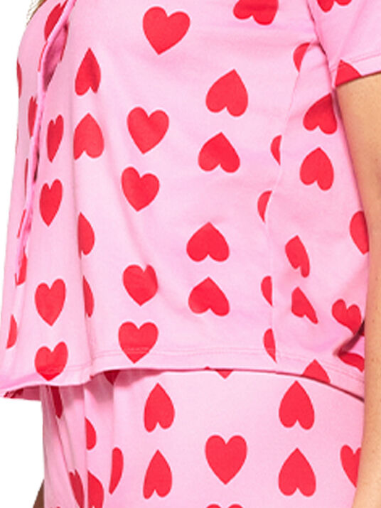 Set pijama larga 77199, CORAZONES XXXV, hi-res
